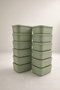 Hermia Set de Cajas de Almacenamiento de 12 Piezas Verde